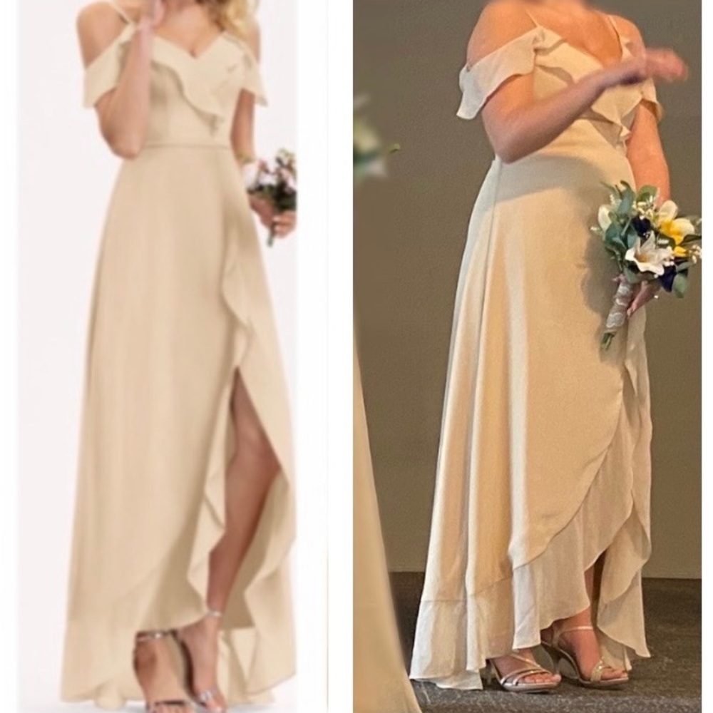 Champagne Bridesmaid Dress